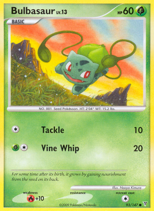 Bulbasaur — illustrated card