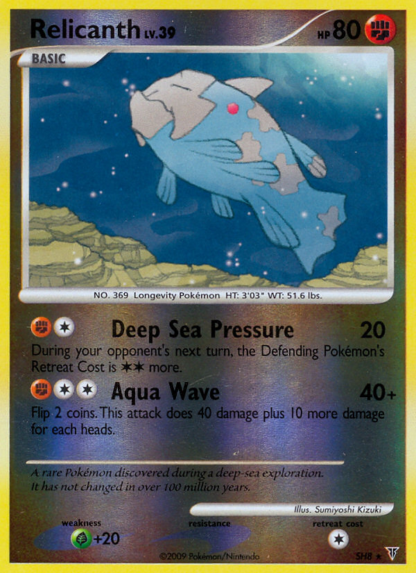 Relicanth — illustrated card