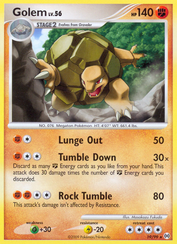 Golem — illustrated card