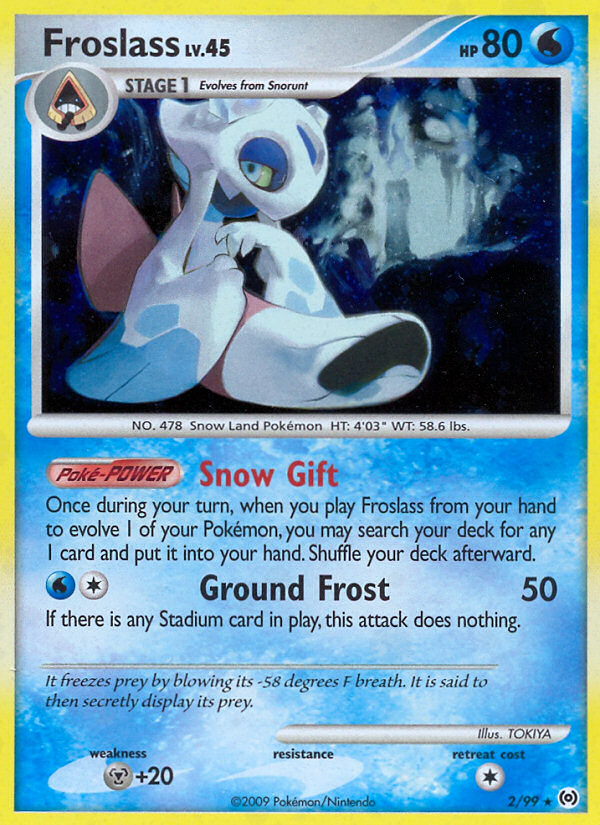 Froslass — illustrated card