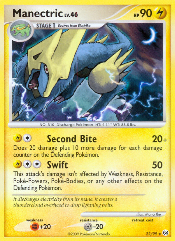 Manectric — illustrated card
