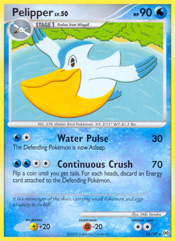 Pelipper — illustrated card