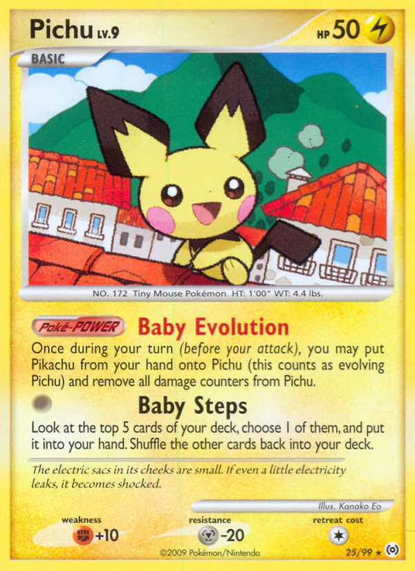 Pichu — illustrated card