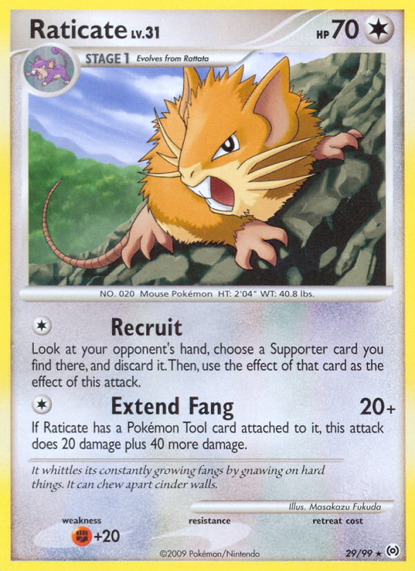 Raticate — illustrated card