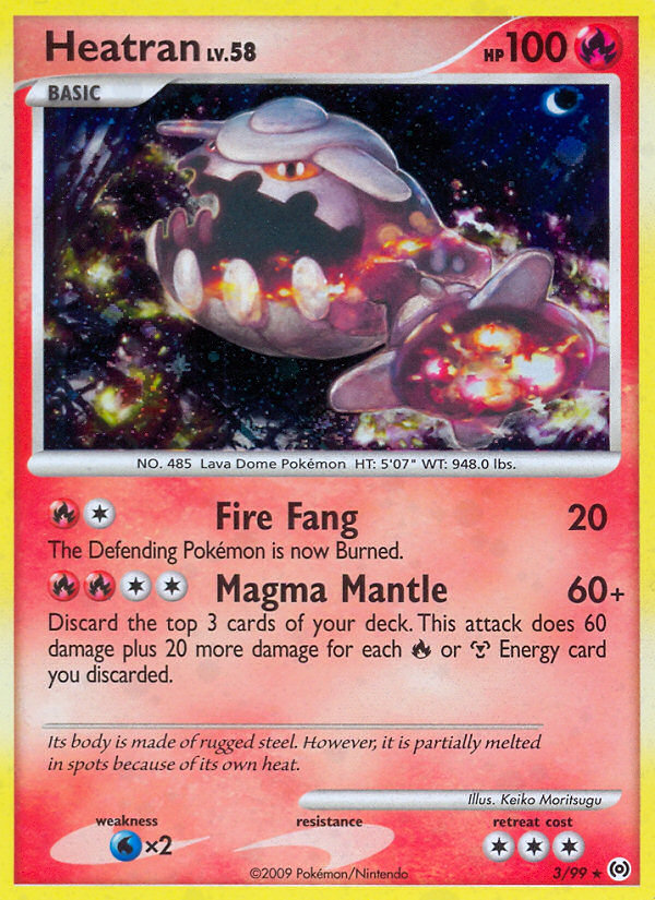 Heatran — illustrated card