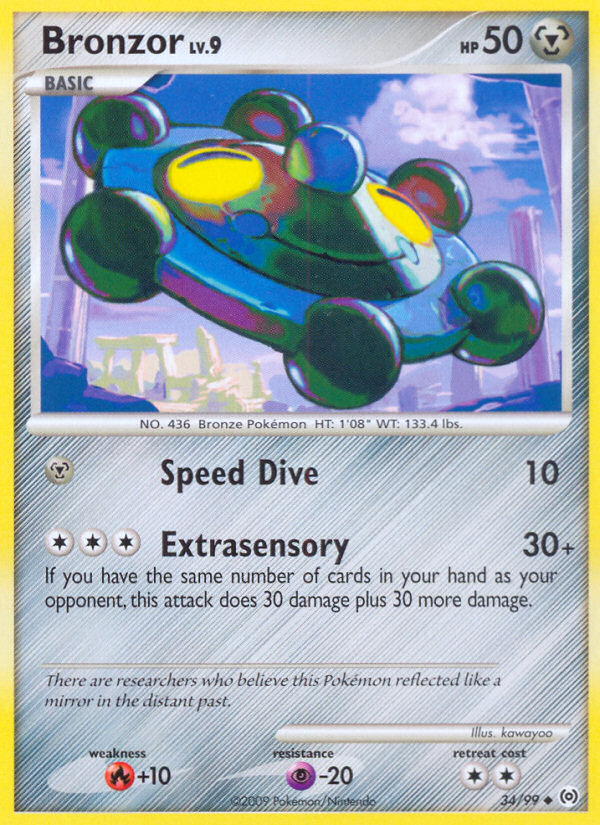 Bronzor — illustrated card