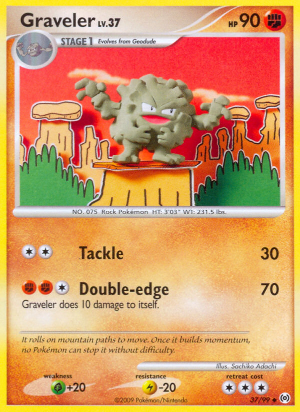 Graveler — illustrated card