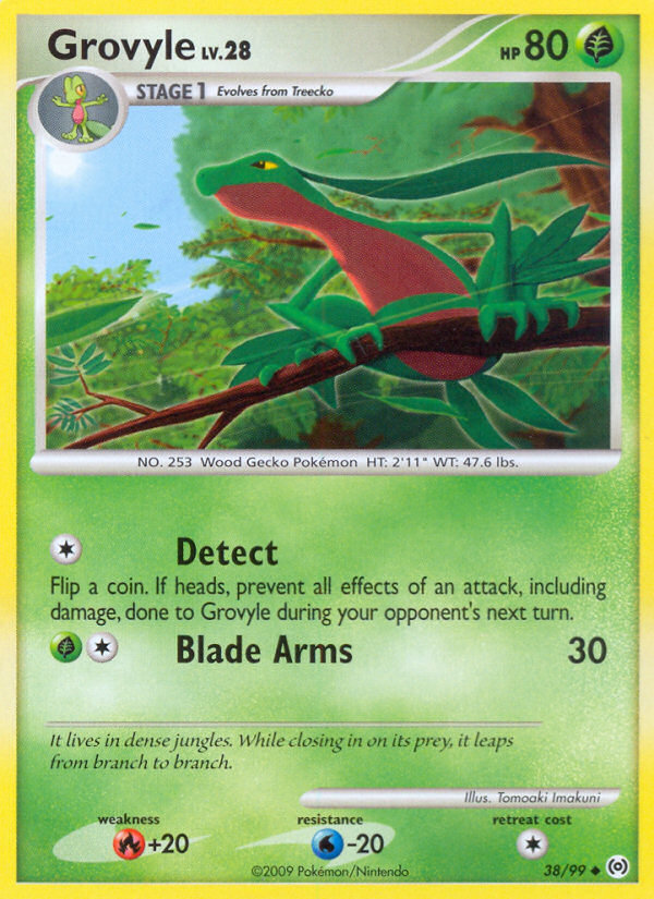 Grovyle — illustrated card