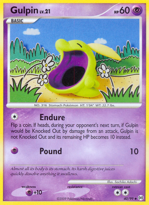 Gulpin — illustrated card