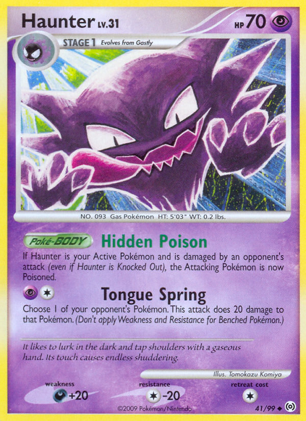 Haunter — illustrated card
