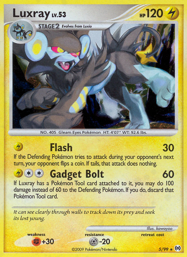Luxray — illustrated card