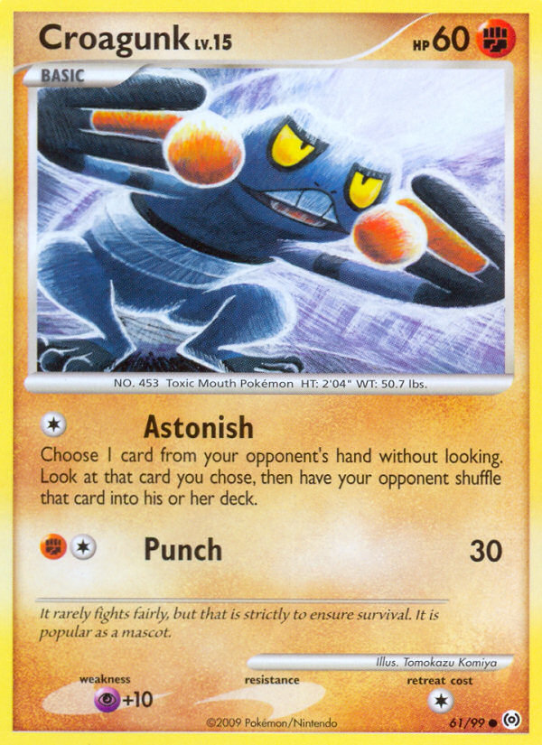 Croagunk — illustrated card