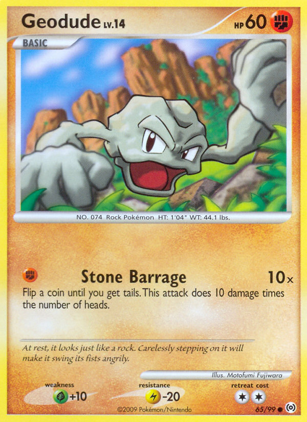Geodude — illustrated card