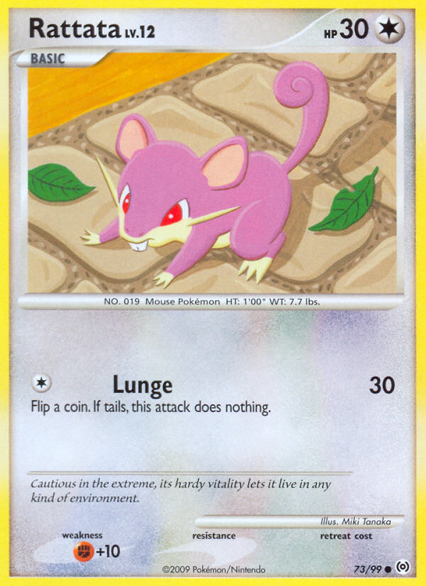 Rattata — illustrated card