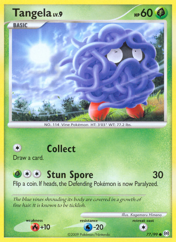 Tangela — illustrated card