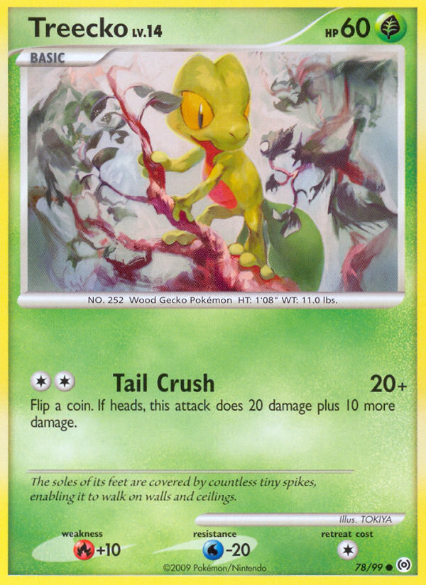 Treecko — illustrated card