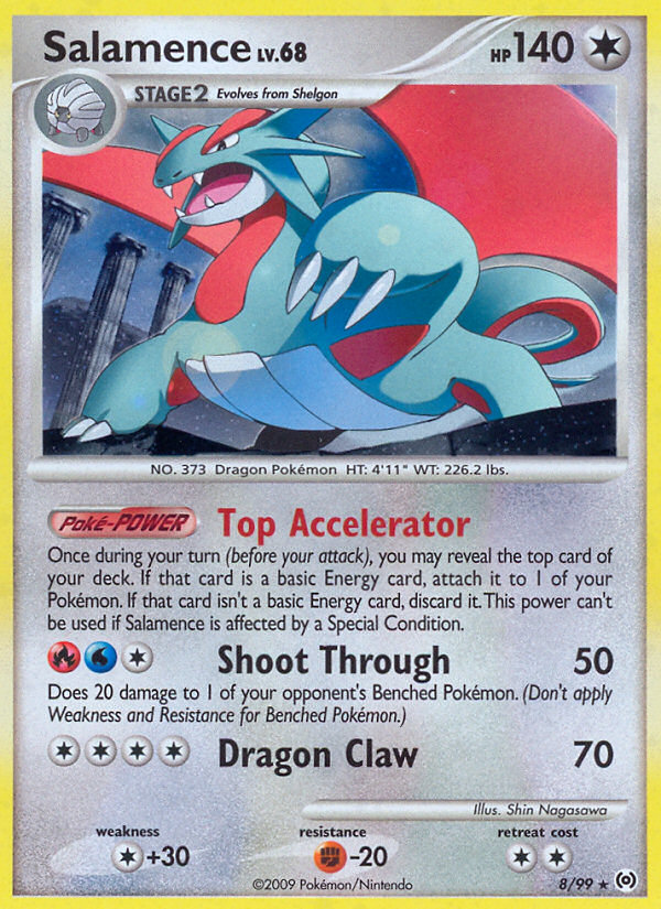 Salamence — illustrated card