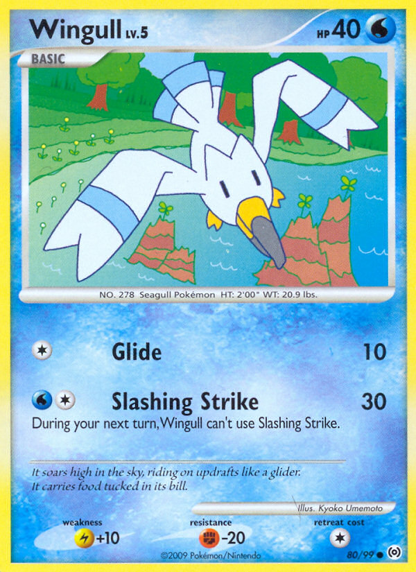 Wingull — illustrated card