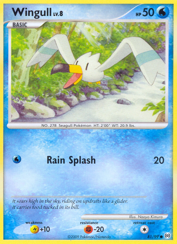 Wingull — illustrated card