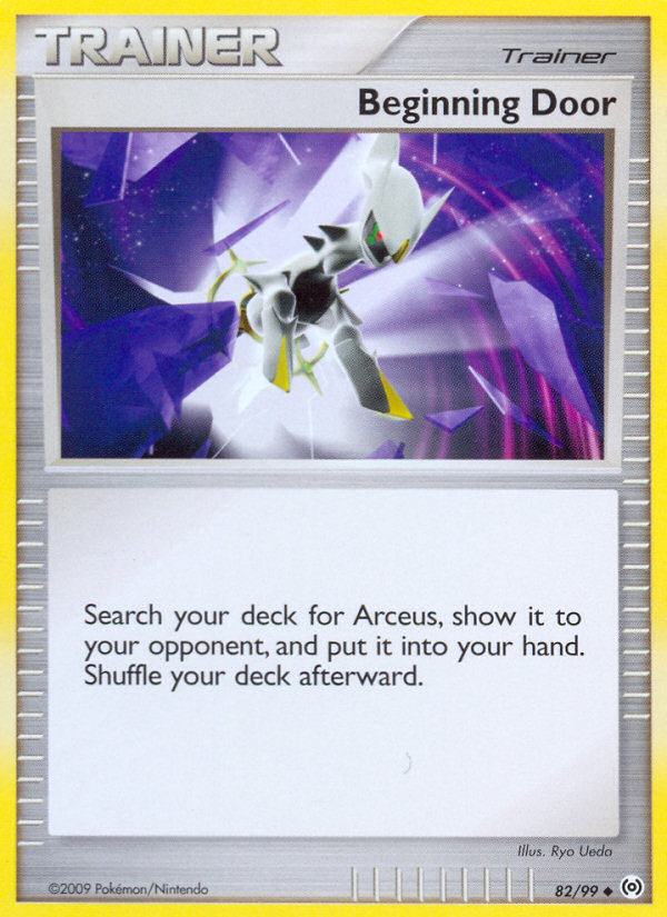 Beginning Door — illustrated card