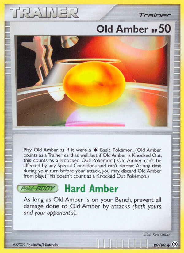 Old Amber — illustrated card