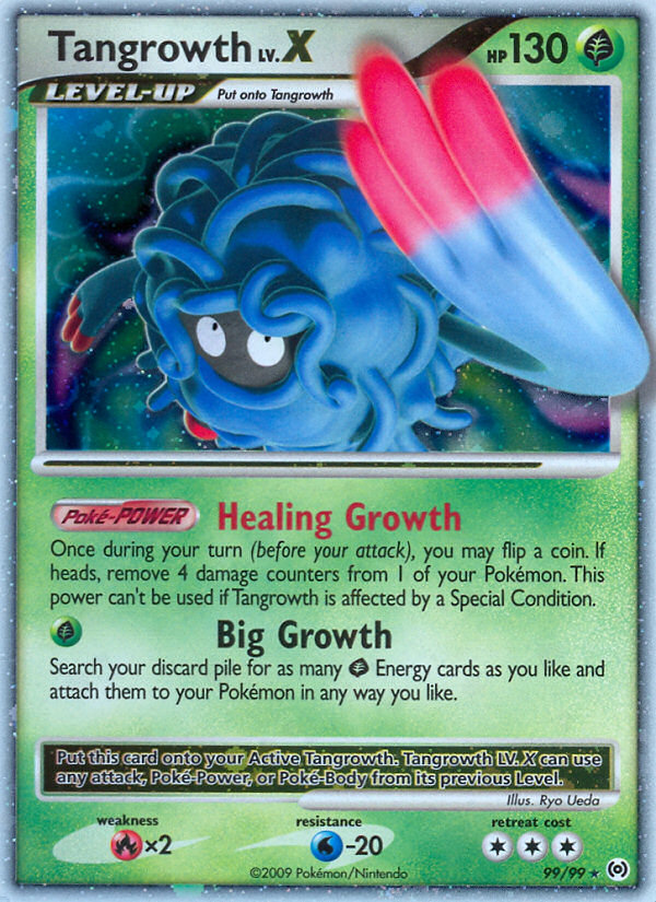 Tangrowth LV.X — illustrated card