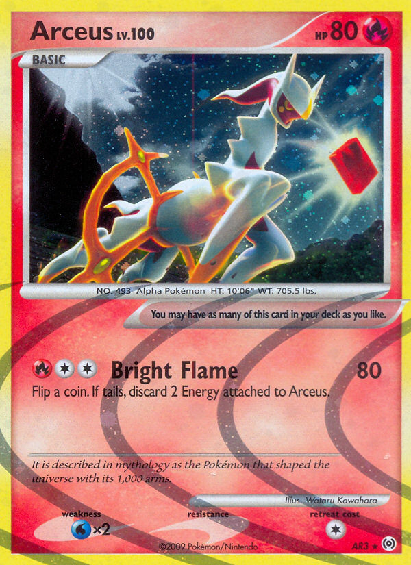 Arceus — illustrated card