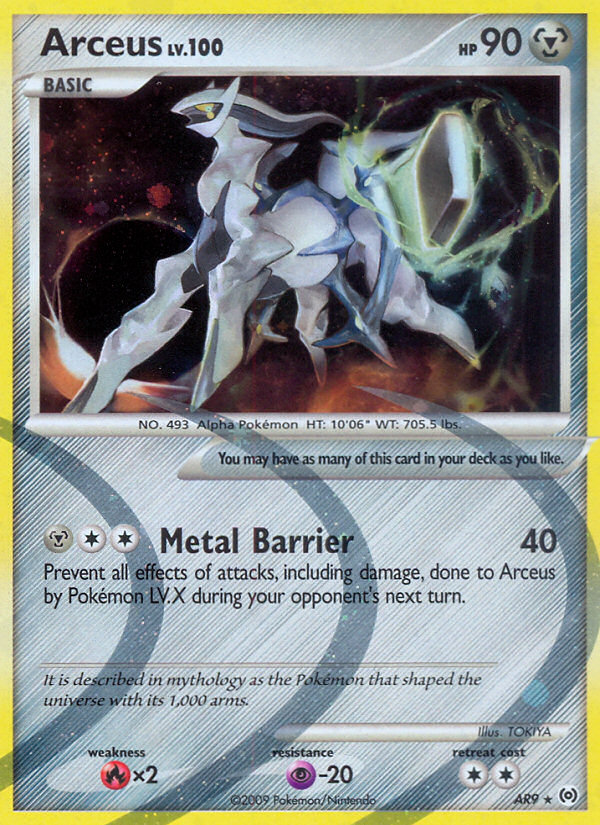 Arceus — illustrated card