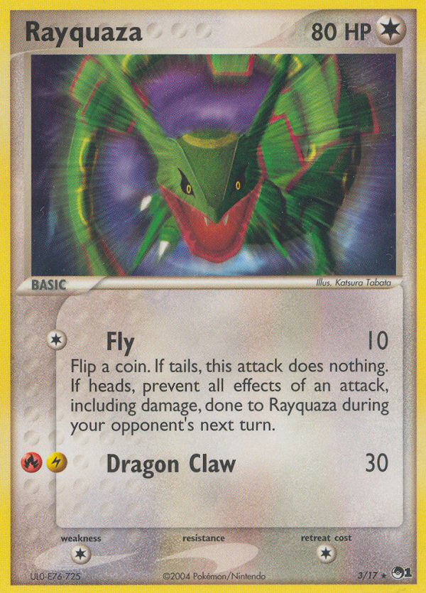Rayquaza — illustrated card