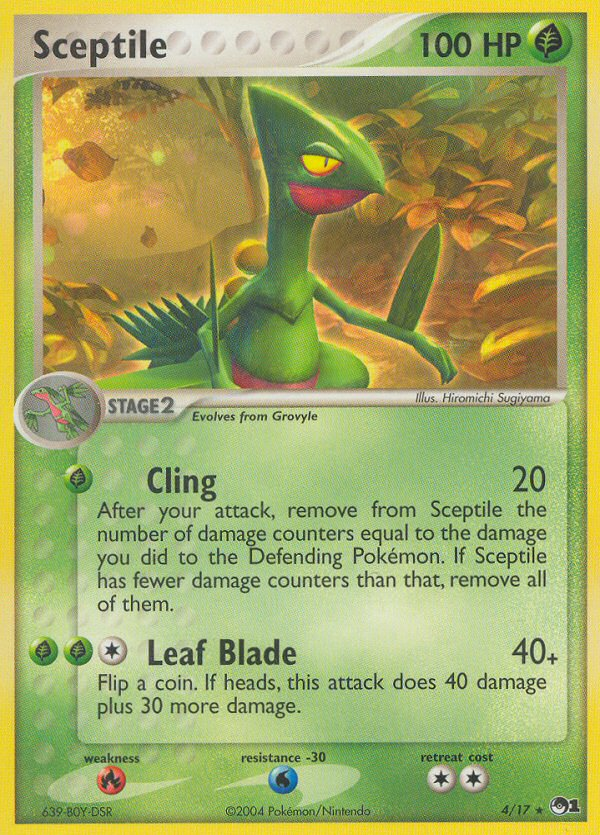 Sceptile — illustrated card