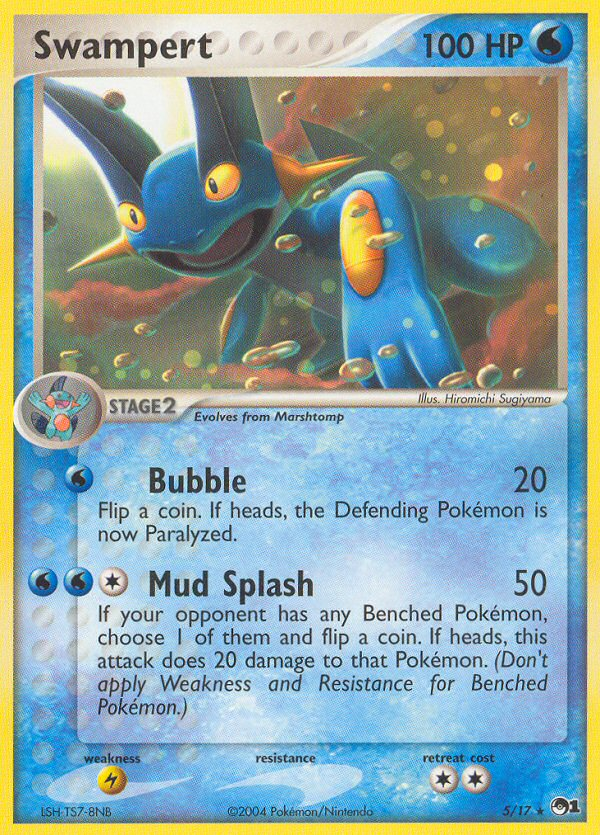 Swampert — illustrated card