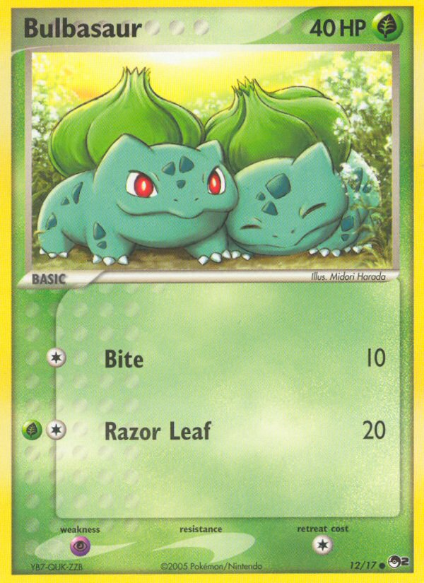 Bulbasaur — illustrated card