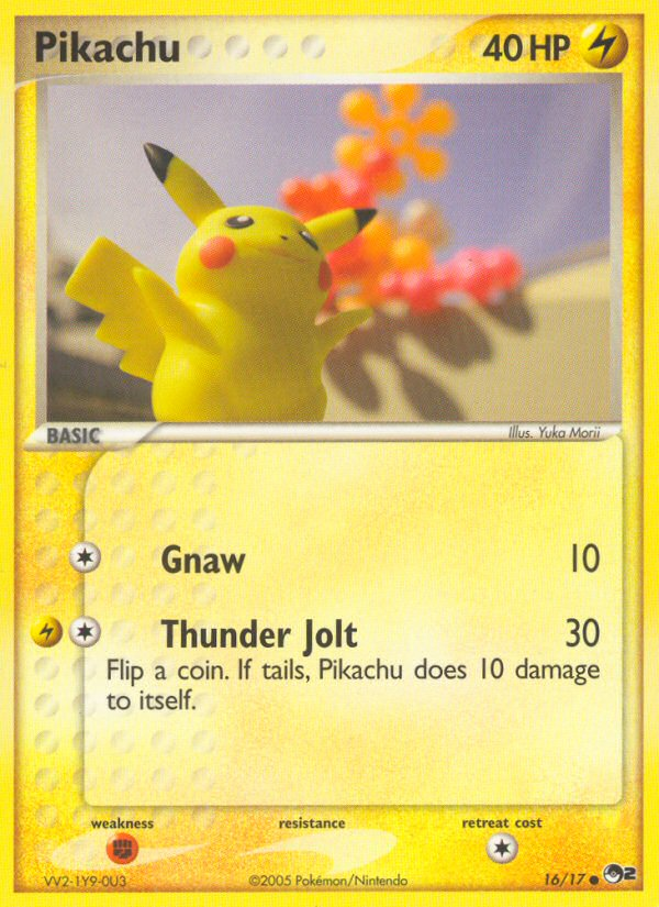 Pikachu — illustrated card
