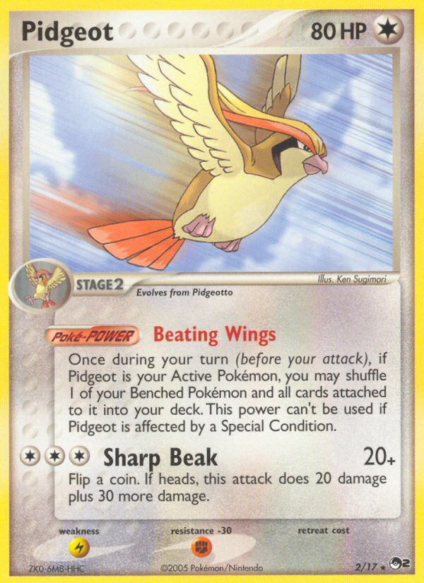 Pidgeot — illustrated card