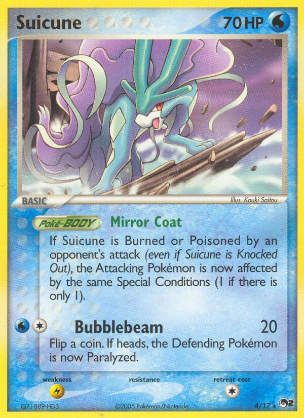 Suicune — illustrated card