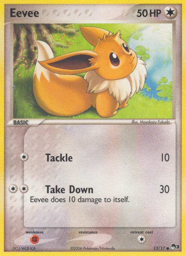 Eevee — illustrated card