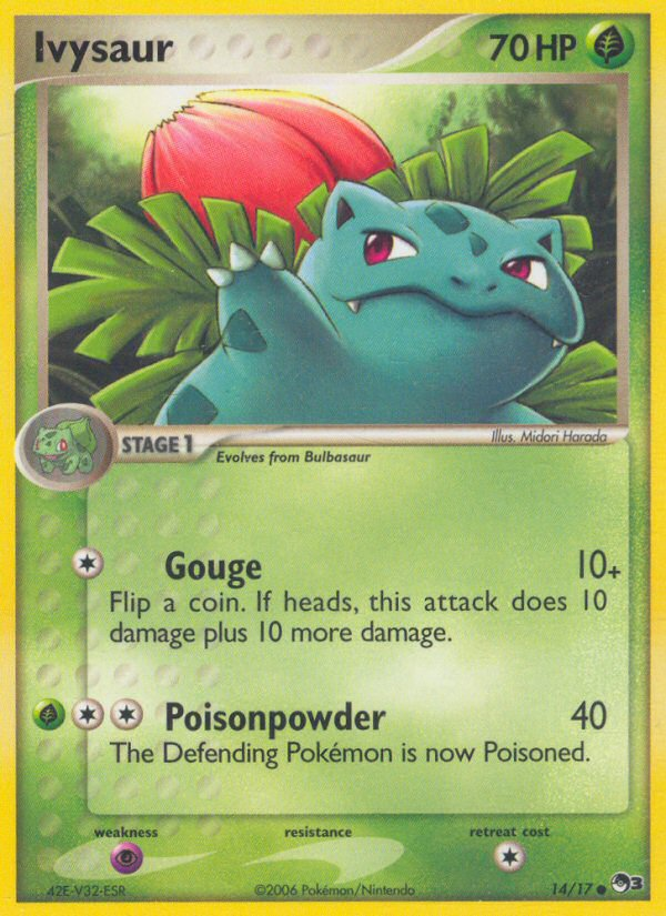 Ivysaur — illustrated card