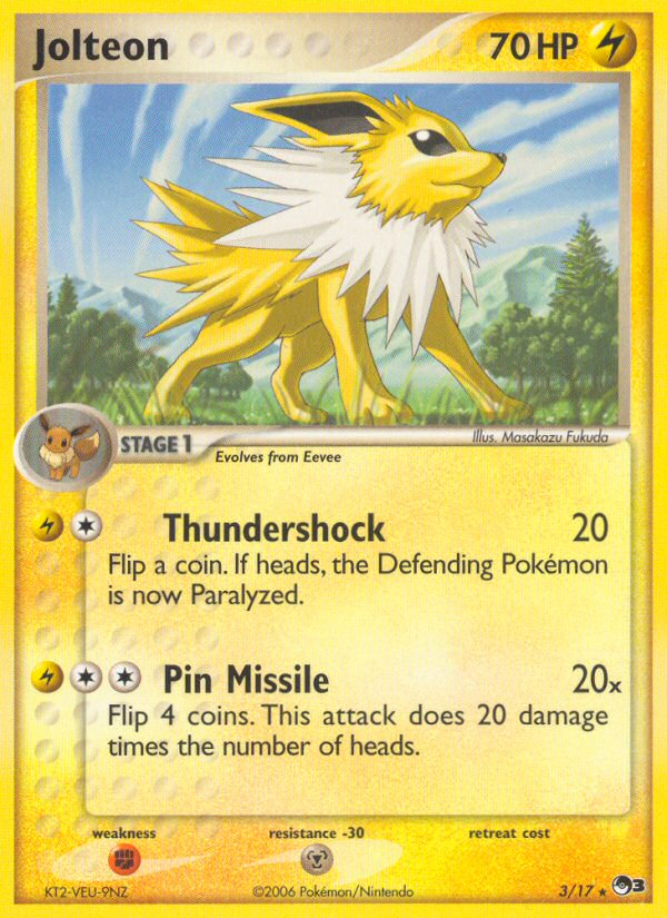 Jolteon — illustrated card
