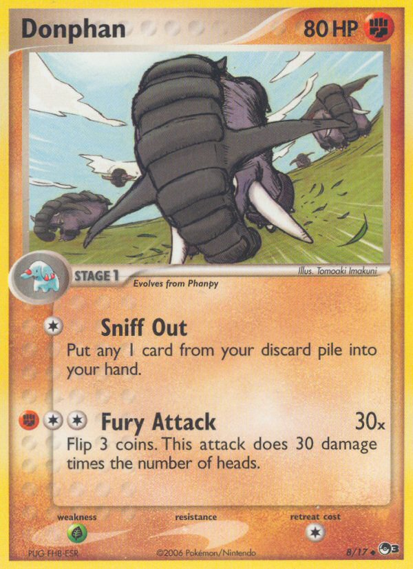 Donphan — illustrated card