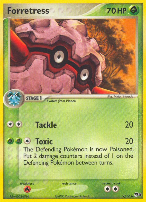 Forretress — illustrated card