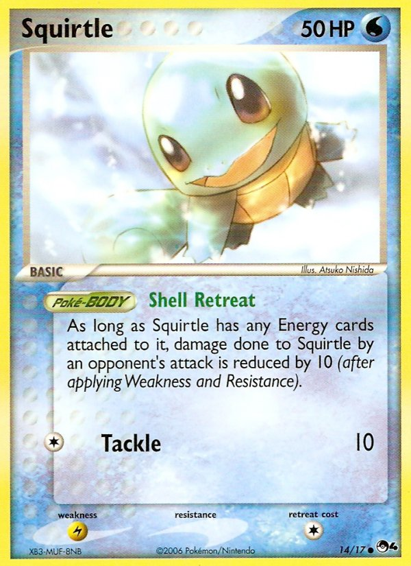 Squirtle — illustrated card