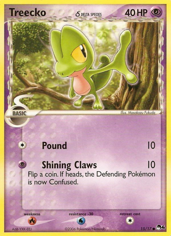 Treecko δ — illustrated card