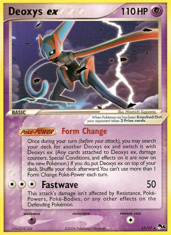 Deoxys ex — illustrated card