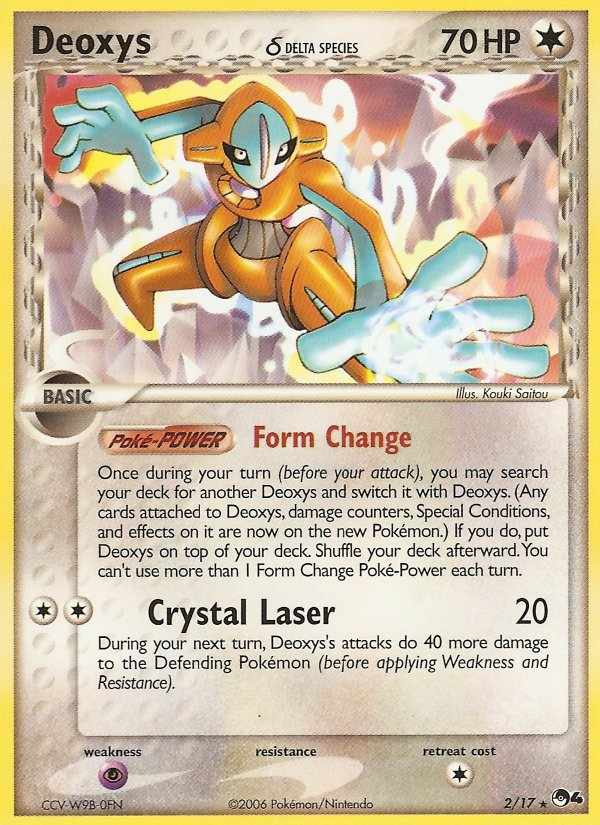 Deoxys δ — illustrated card