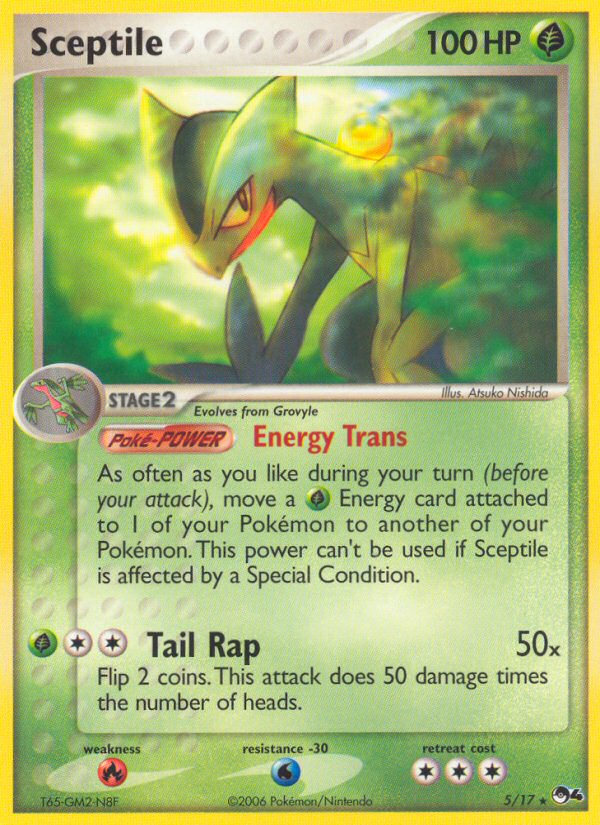 Sceptile — illustrated card