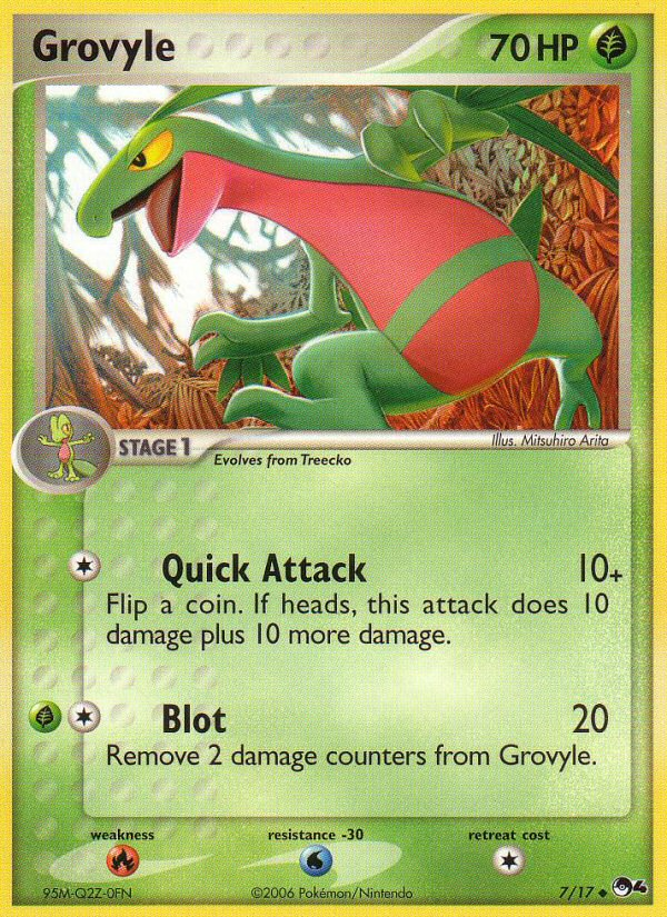 Grovyle — illustrated card