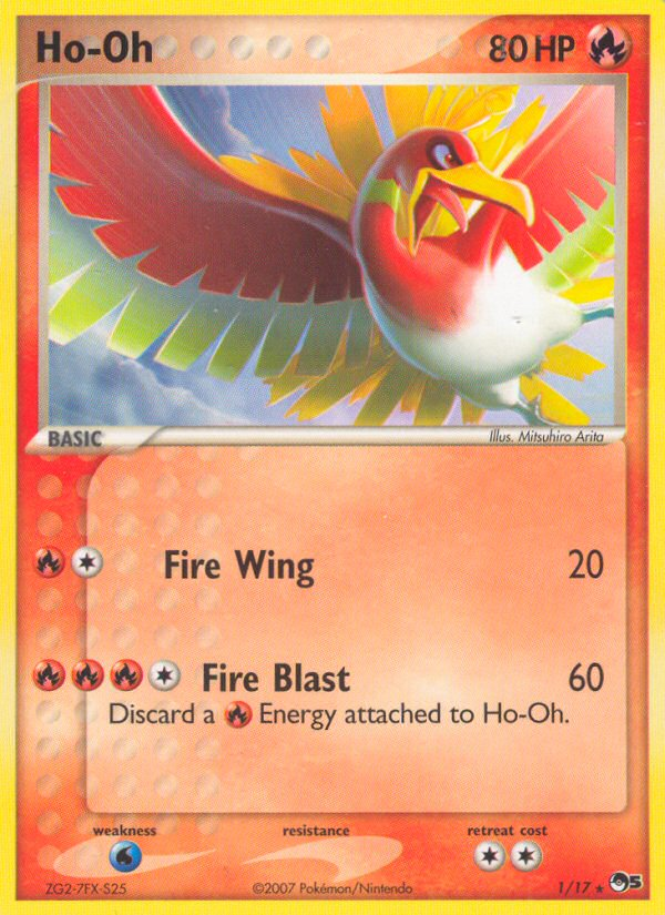 Ho-Oh — illustrated card