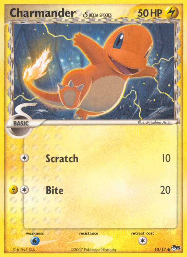 Charmander δ — illustrated card