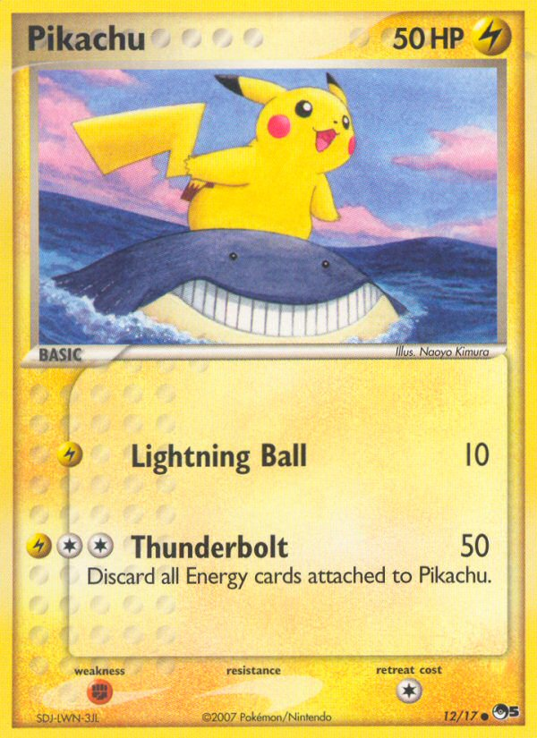 Pikachu — illustrated card