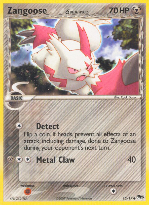 Zangoose δ — illustrated card